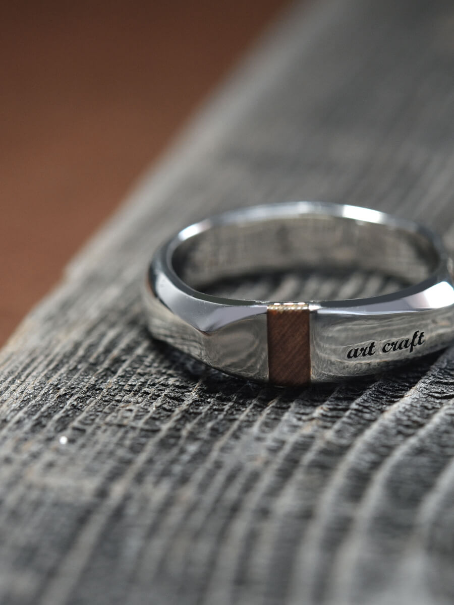 art No.017 | ゴールド/プラチナリング | gajumaru art craft | 沖縄