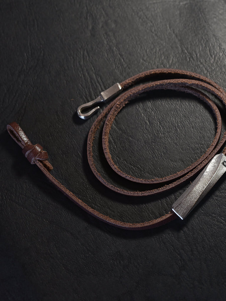 SV925 ( シルバー )と本革