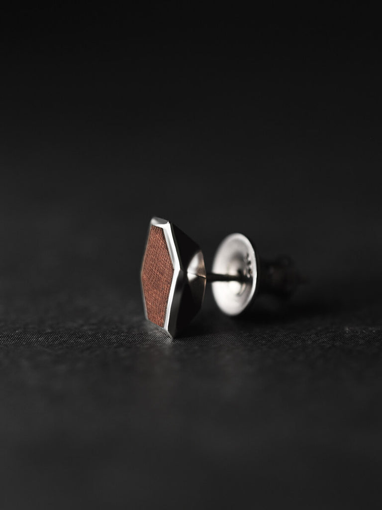 ガジュマルの天然木 & SV925 ( シルバー )