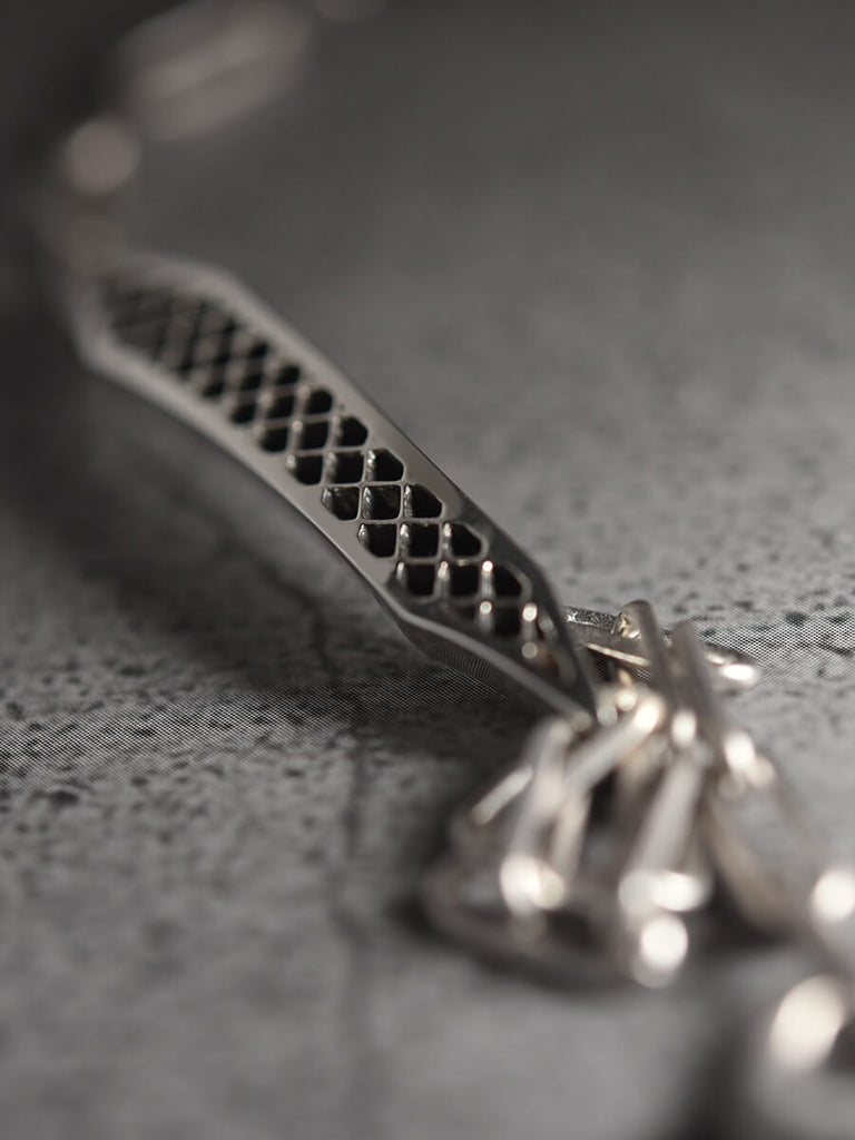 部分的に燻し加工